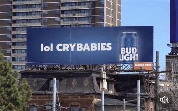 Is ‘lol CRYBABIES’ Bud Light billboard fake or real?