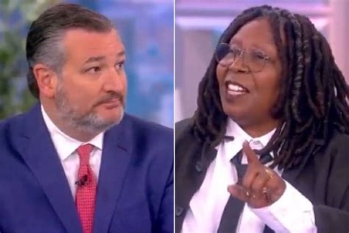 
Whoopi Goldberg Gets Feisty When Protesters Disrupt Ted Cruz’s ‘View’ Appearance: ‘You Gotta Go’ 